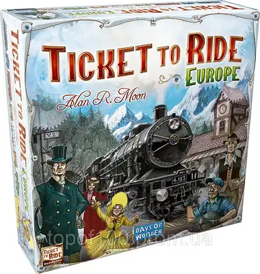 W grze „Ticket to Ride” gracze pędzą po mapie kolejowej, aby zarezerwować trasy i zrealizować bilety z miejscami docelowymi, zanim przejmą je rywale. Szybko się ją opanowuje, gra jest pełna napięcia i niezmiennie jest to jedna z najbardziej polecanych gier dla nowych graczy i rodzin.