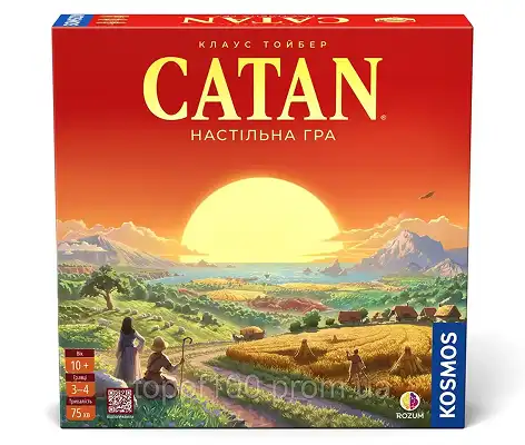 „Catan” to jedna z najpopularniejszych gier strategicznych wszech czasów, w której gracze budują osady, handlują surowcami i przechytrzają rywali na nieustannie zmieniającej się mapie wyspy. To idealna gra dla grup poszukujących czegoś konkurencyjnego, wciągającego i do czego można wracać wielokrotnie.
